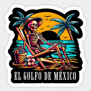 Gulf of Mexico Beach , Mexico in Paradise Sticker